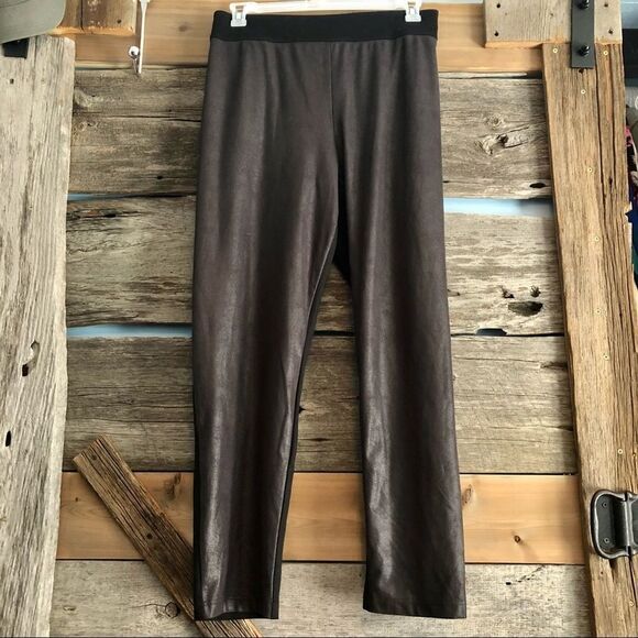 𝅺michel Studio collection coated leggings plus size 24 - Picture 1 of 4